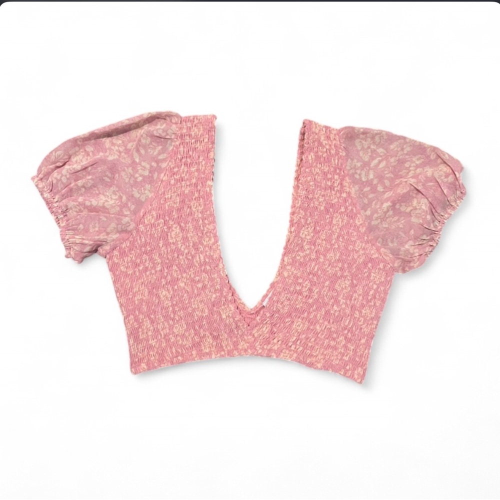 Deep V Crop Top